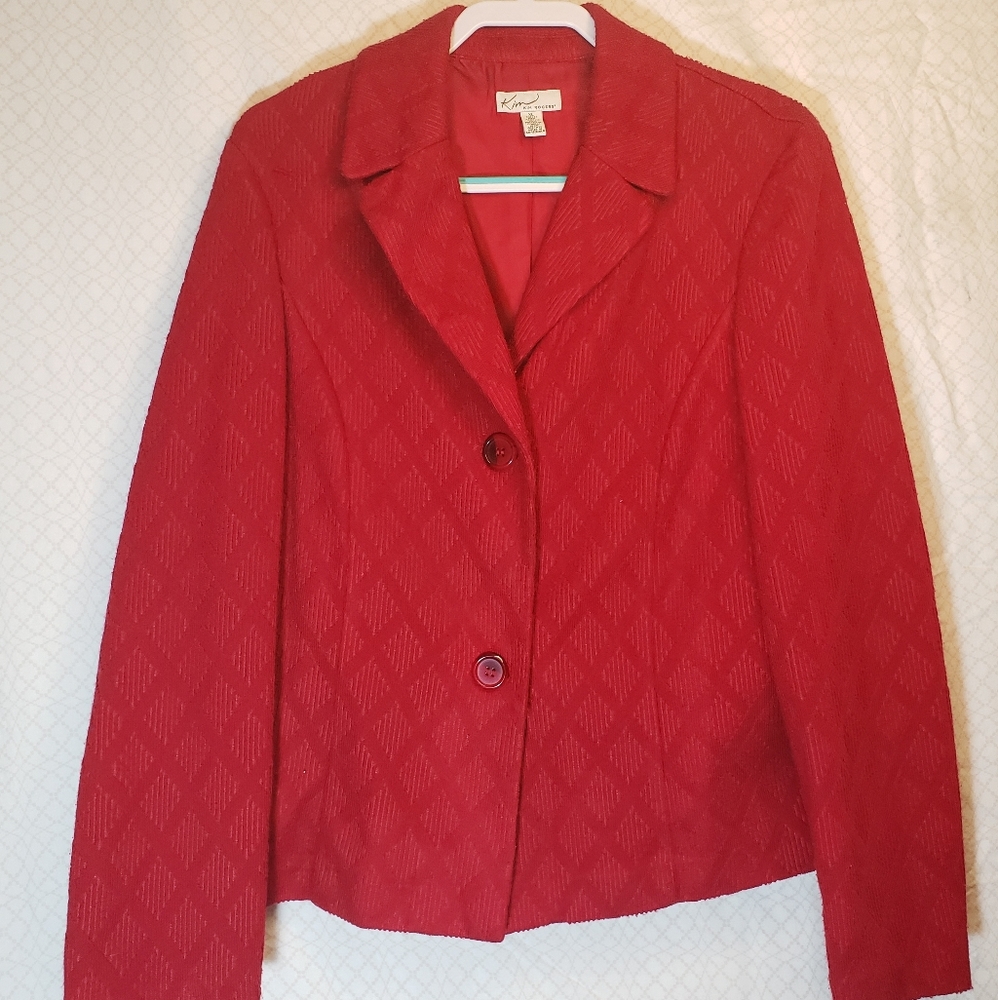 Red Women's Blazer